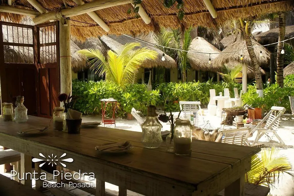 Hotel Punta Piedra Beach Posada Tulum Pueblo