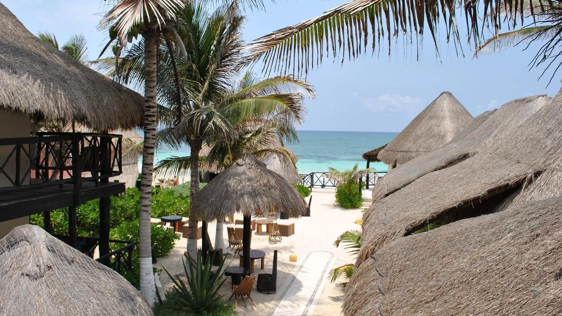 *** Hotel Punta Piedra Beach Posada Tulum Pueblo Mexico