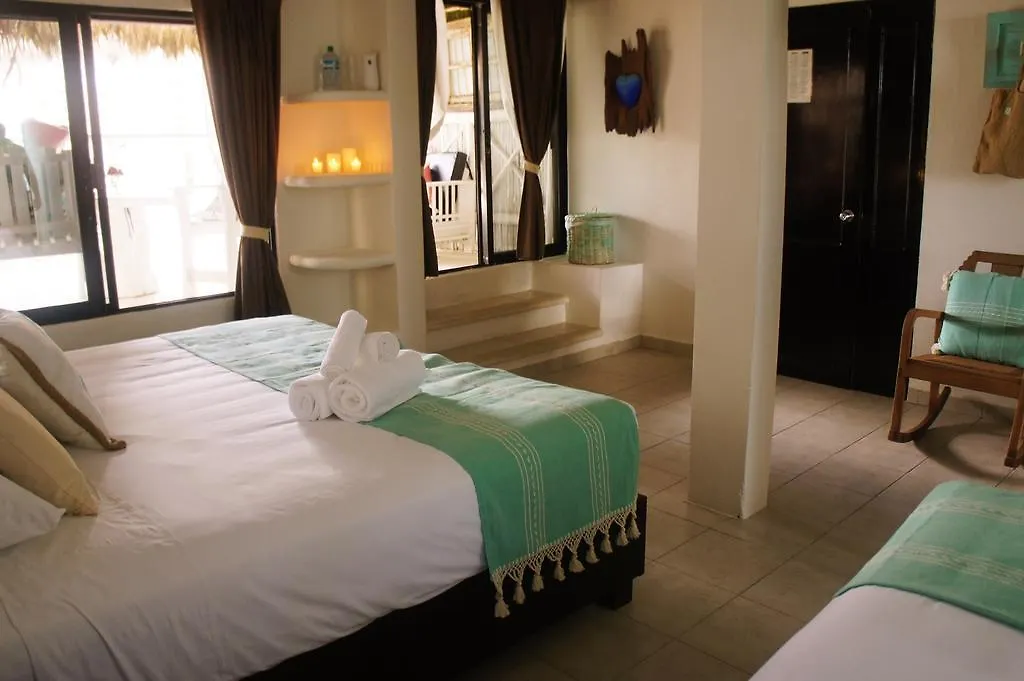 Punta Piedra Beach Posada Tulum Pueblo Mexico