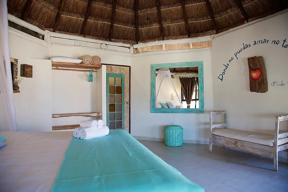 Punta Piedra Beach Posada Tulum Pueblo Mexico